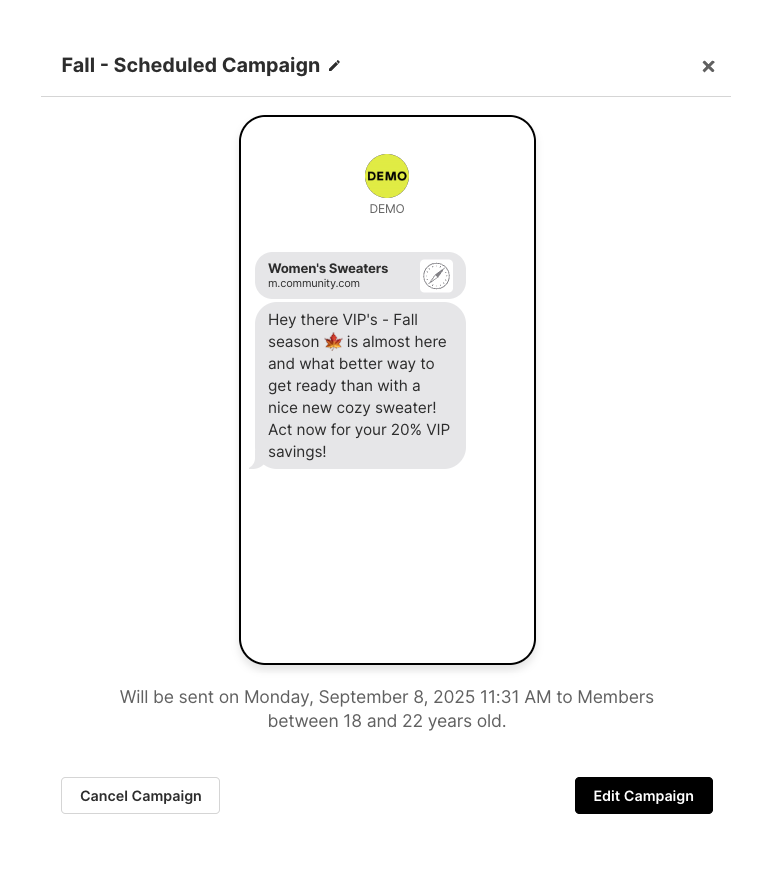 Plan ahead, send on time