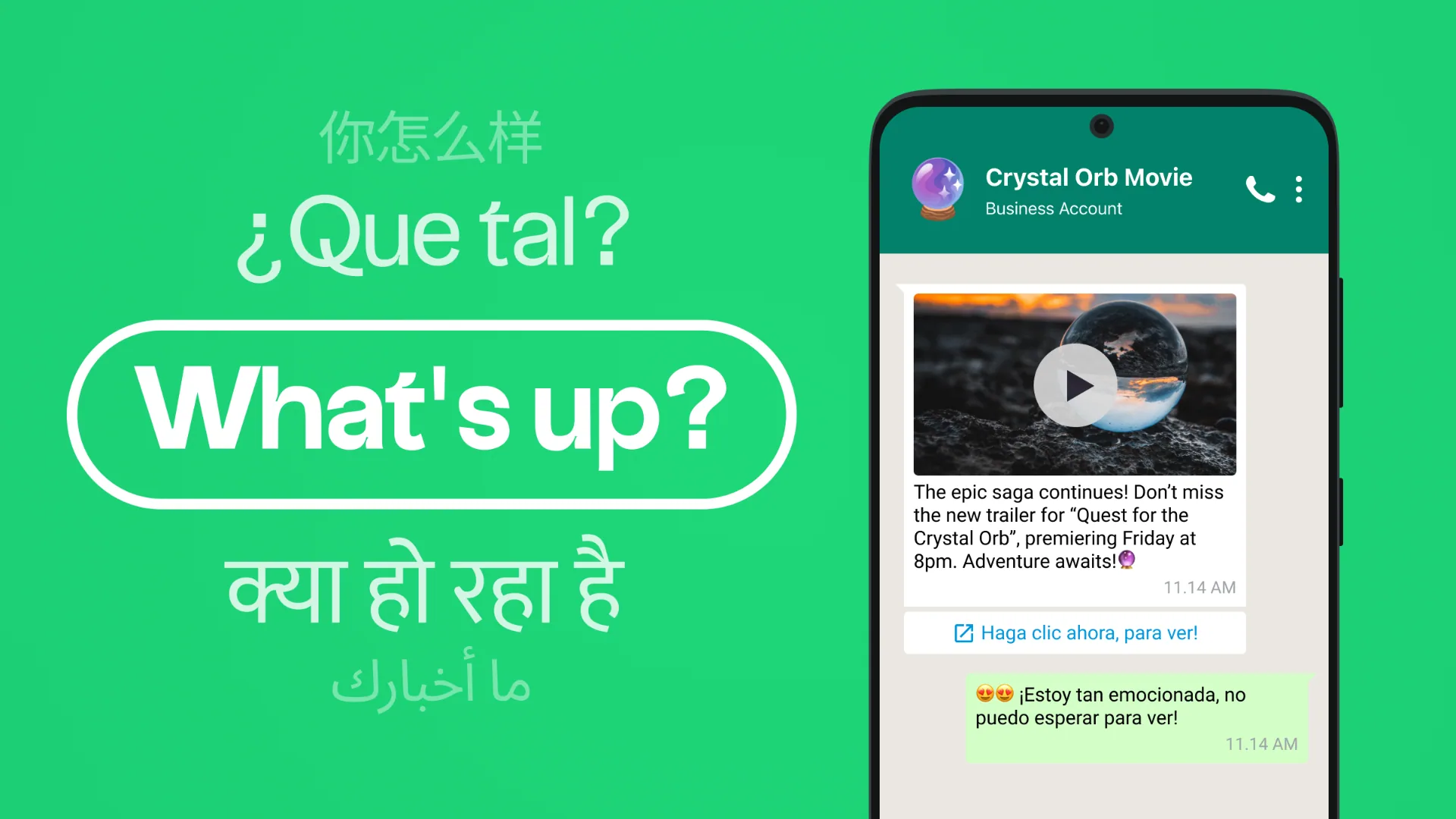 WhatsApp translation feature