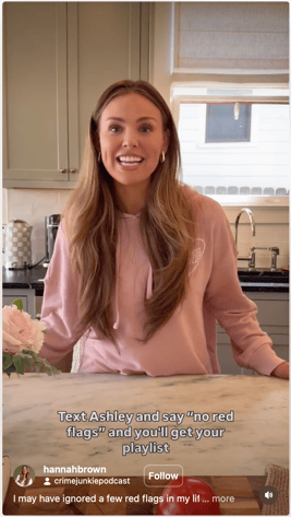 Hannah Brown Ashley Flowers Partnership