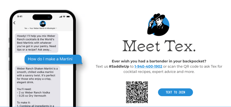 Weber Ranch AI Bartender & QR Code