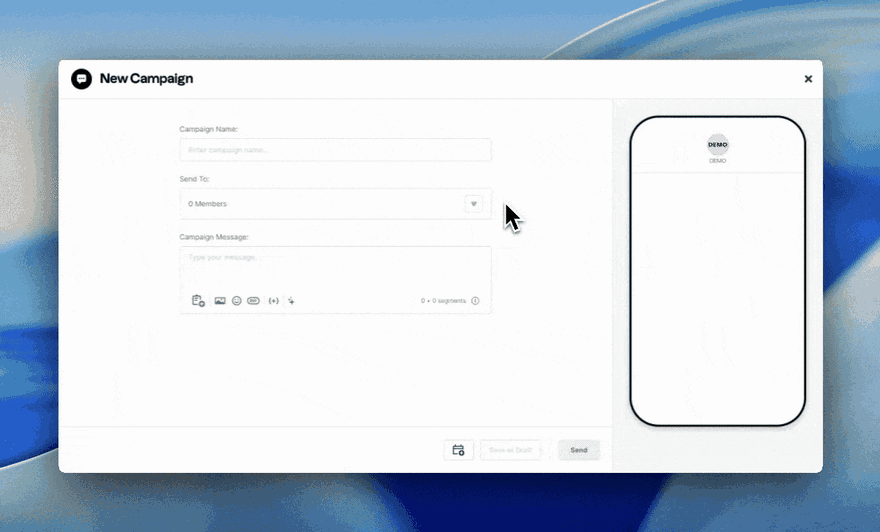 Filtering members by activity fields and acquisition source